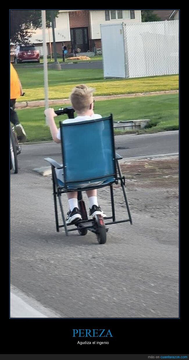 niño,patinete eléctrico,silla
