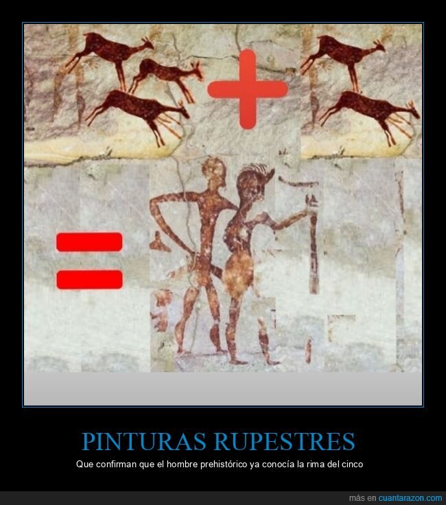 pinturas rupestres,rima,cinco