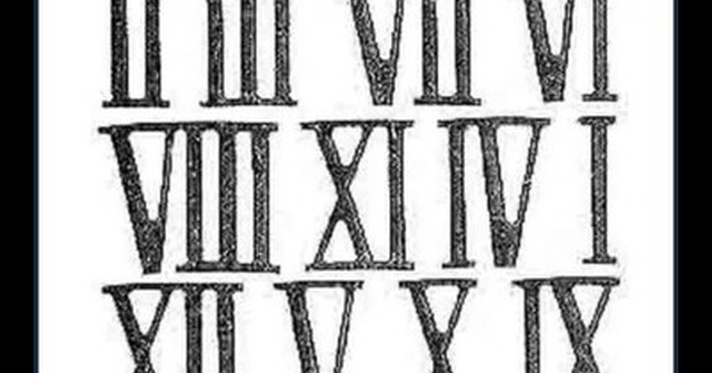 Какие буквы в риме. Римские цифры. Римские цифры шрифт. Римские цифры красивым шрифтом. Декоративные римские цифры.