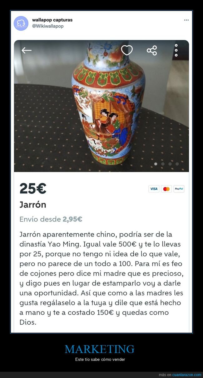jarrón,wallapop,wtf