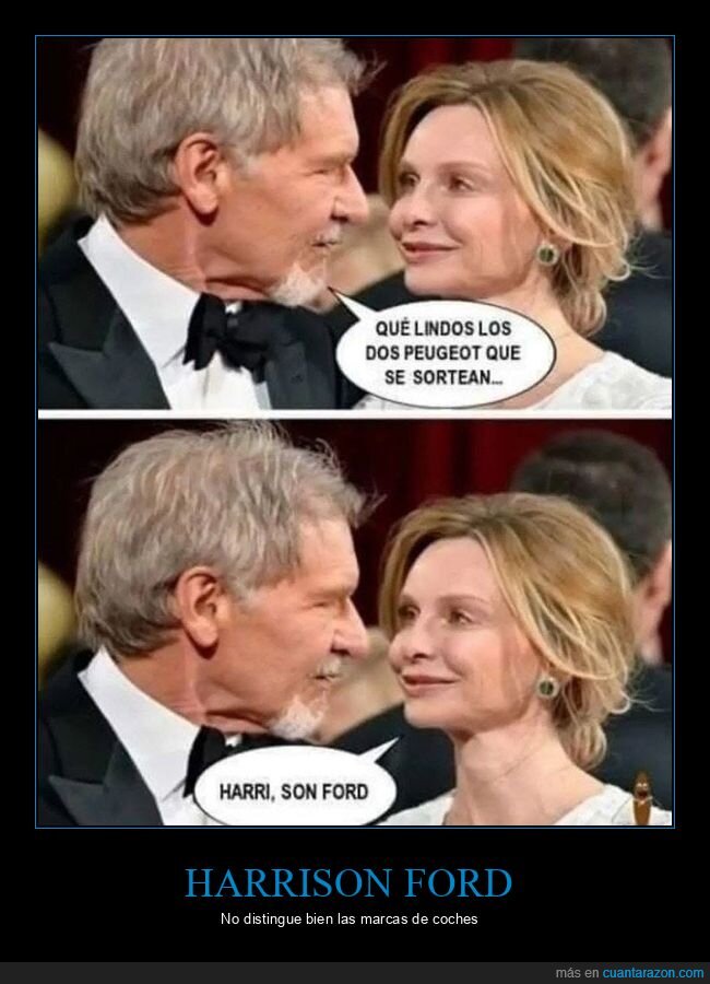 harrison ford,peugeot,ford