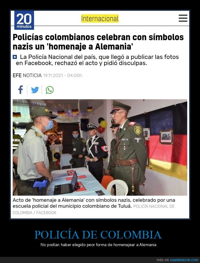 alemania,colombia,nazis,policía