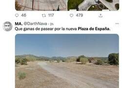 Enlace a Críticas y memes por cómo ha quedado la nueva Plaza de España de Madrid tras las obras