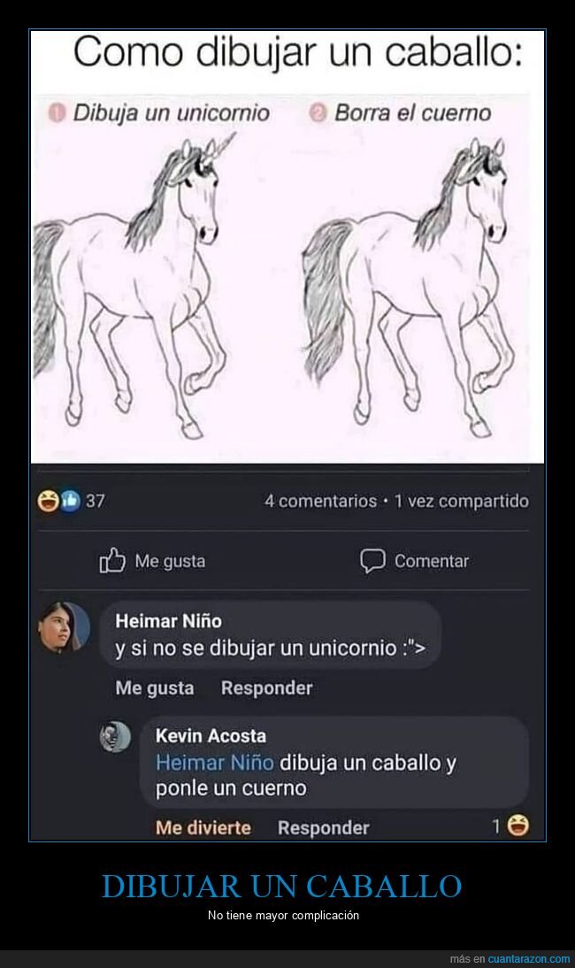 caballo,dibujar,unicornio