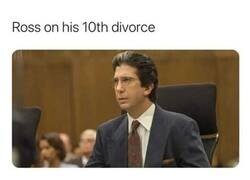 Enlace a Ross en su décimo divorcio