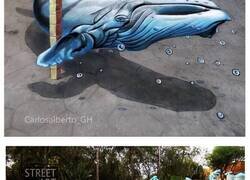 Enlace a Artista callejero crea increíbles ilusiones ópticas en 3D