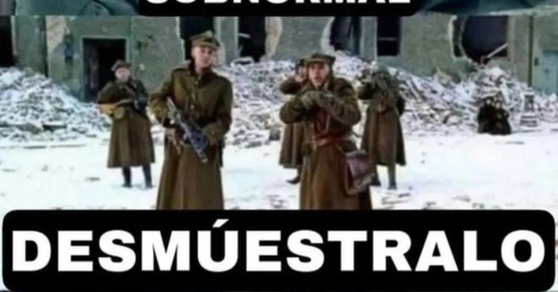 ¡Cuánta razón! / Echando zumo de zaranja en el test de