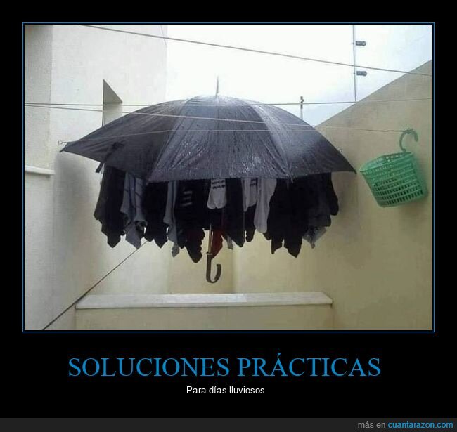 paraguas,ropa,tender