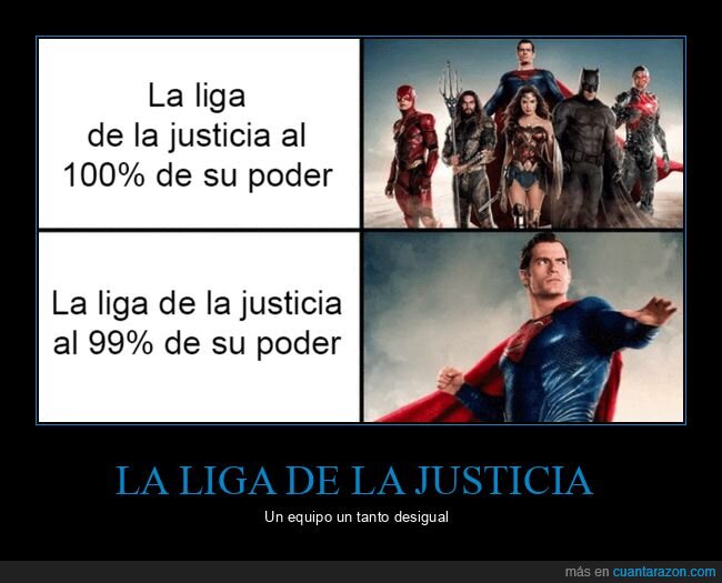 la liga de la justicia,poder,superman