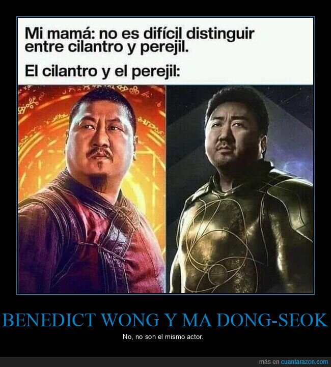 benedict wong,ma dong-seok,parecidos