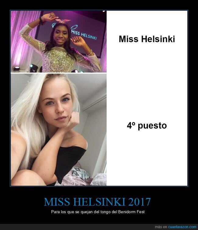 4º puesto,miss helsinki