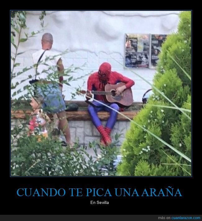 spiderman,guitarra