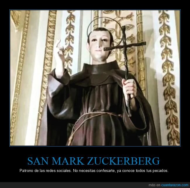 mark zuckerberg,parecidos,santo