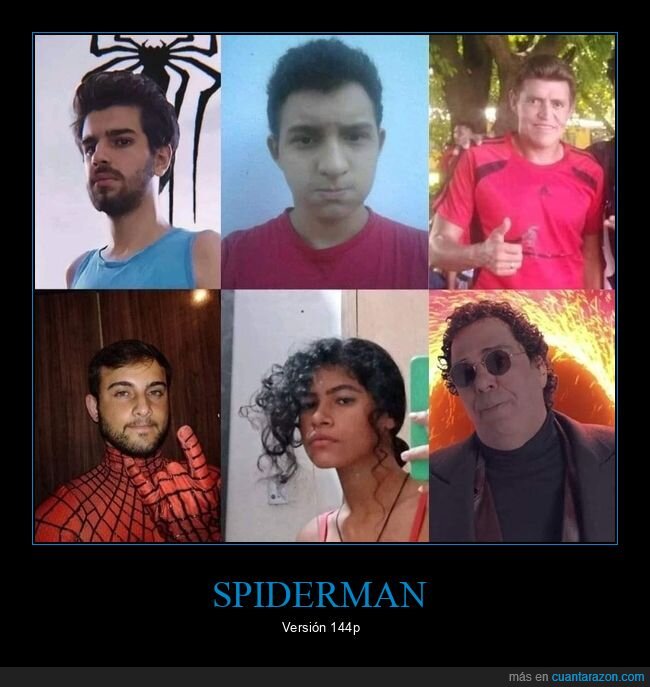spiderman,parecidos