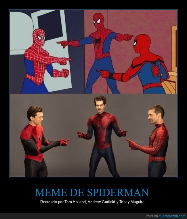 meme,recrear,spiderman