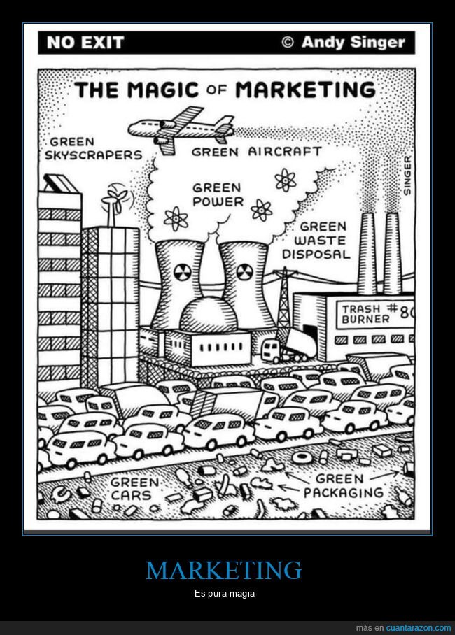 marketing,verde,contaminación