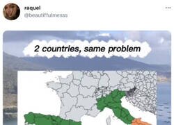 Enlace a Dos países, el mismo problema