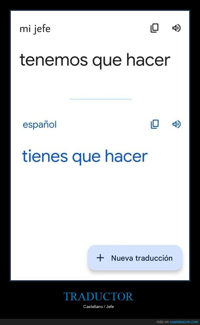 Cuánta Razón Traductor Para Entender A Tu Jefe Cuánta Razón Traductor Para Entender A Tu Jefe
