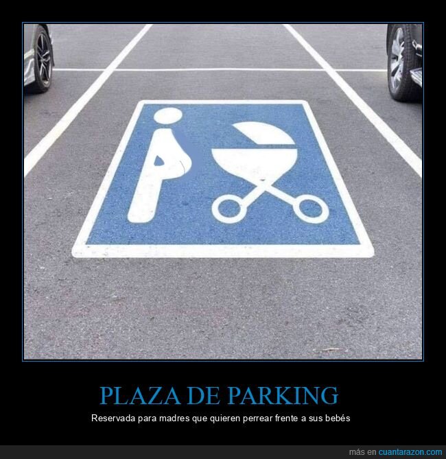 bebés,parking,perrear