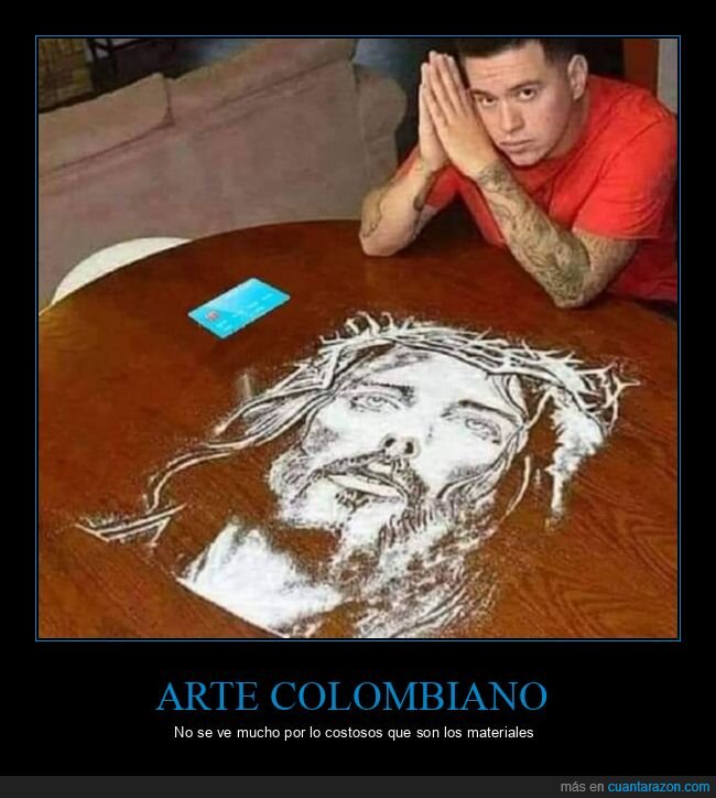 arte,colombiano,cristo