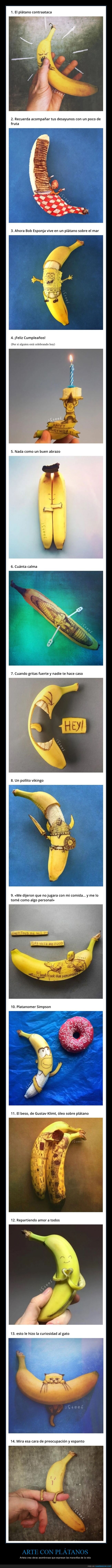 arte,plátanos