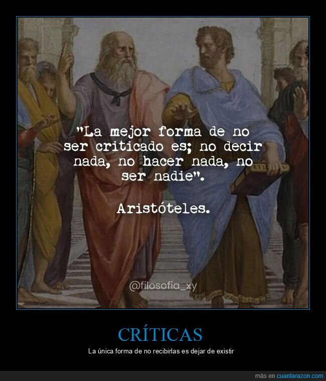 críticas,aristóteles