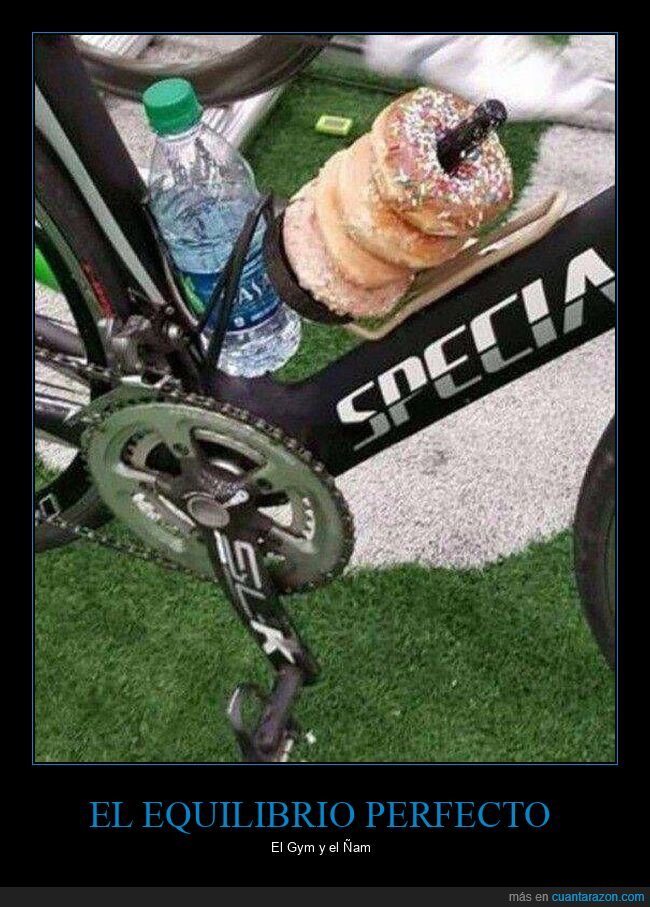 bicicleta,donuts
