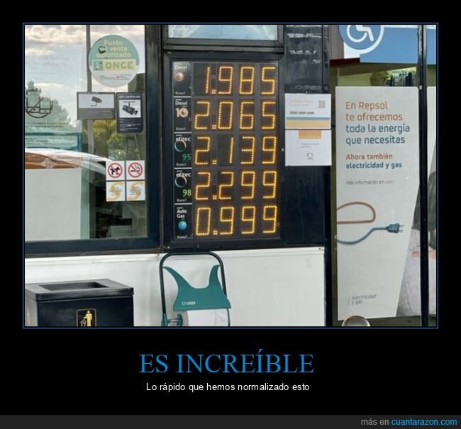 gasolina,normalizar,precios