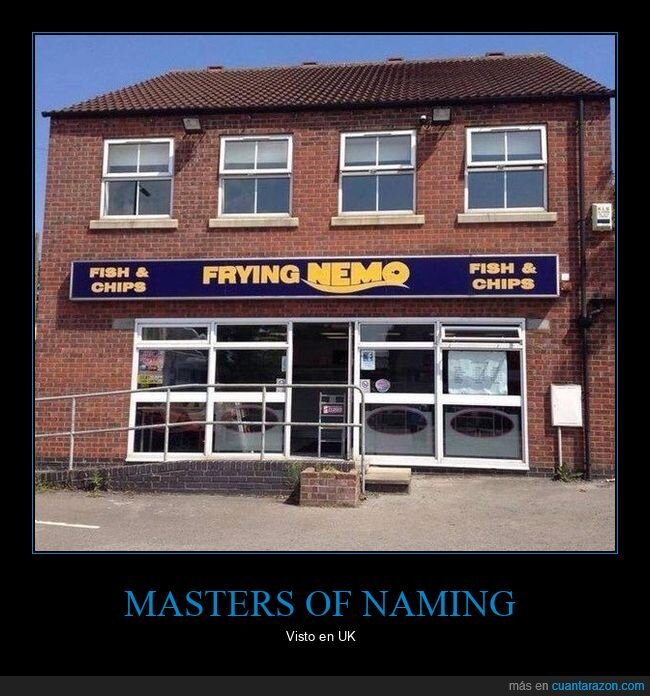 buscando a nemo,frying nemo,masters of naming,nombres