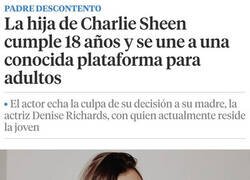Enlace a La nueva carrera de la hija de Charlie Sheen