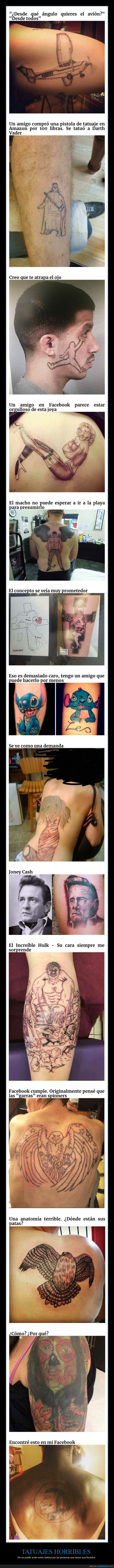 tatuajes,horribles,fails