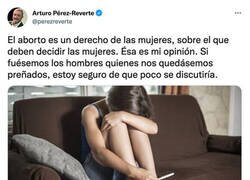 Enlace a La opinión de Arturo Pérez-Reverte sobre el aborto