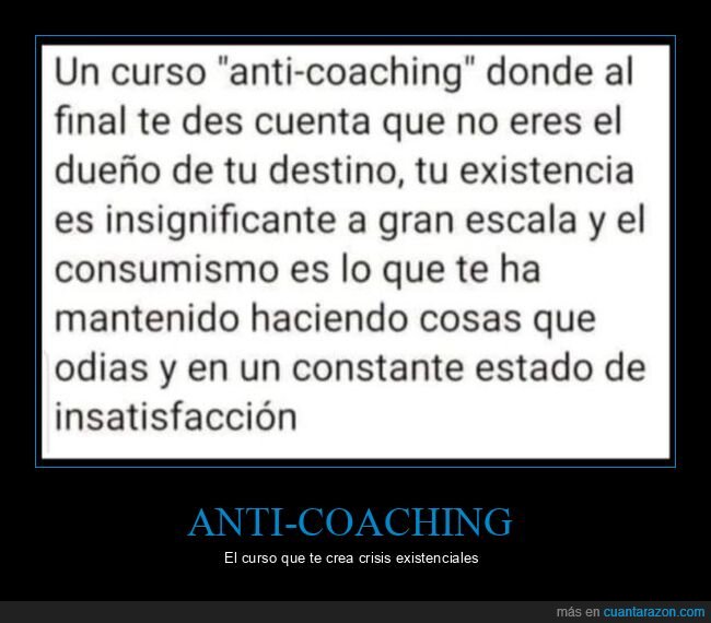 anti-coaching,curso