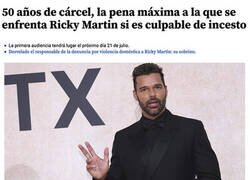 Enlace a Ricky Martin en aprietos con la justicia