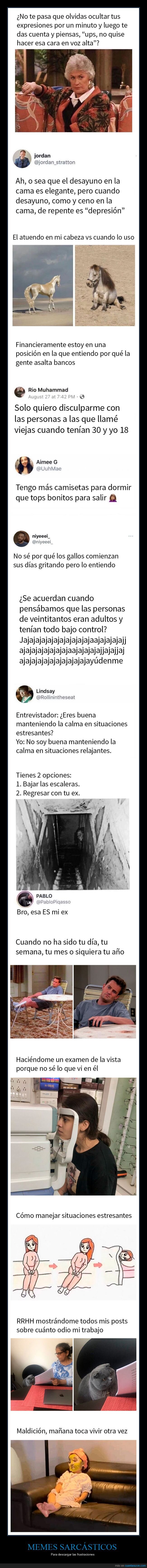 Cuánta razón! / Memes sarcásticos para descargar tus frustraciones Cuánta razón! / Memes sarcásticos para descargar tus frustraciones