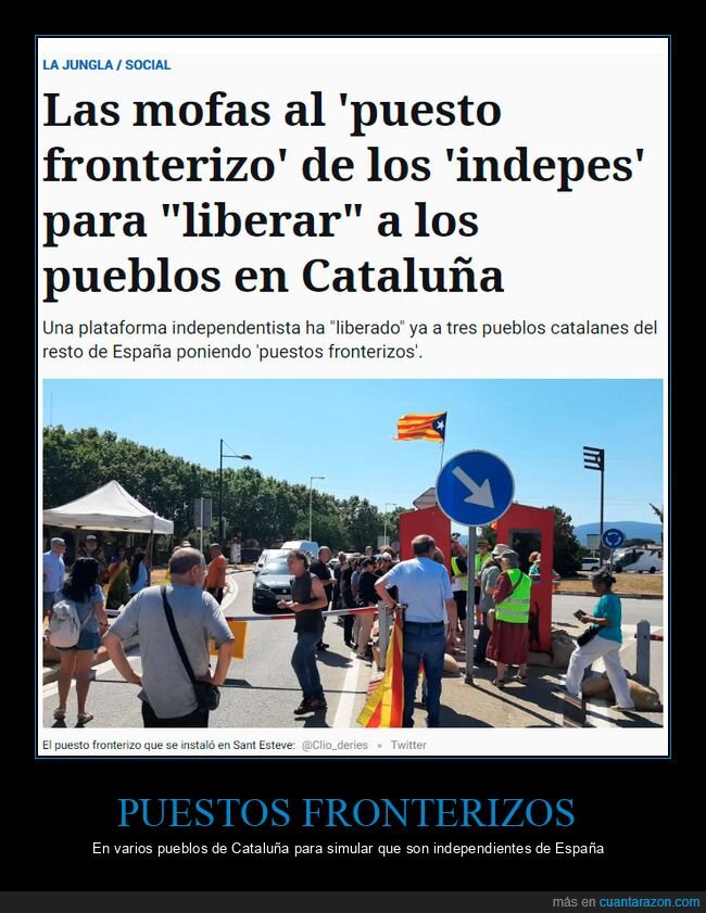 puestos fronterizos,cataluña,independecia