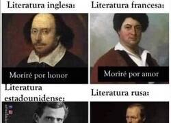 Enlace a Literatura en distintos países