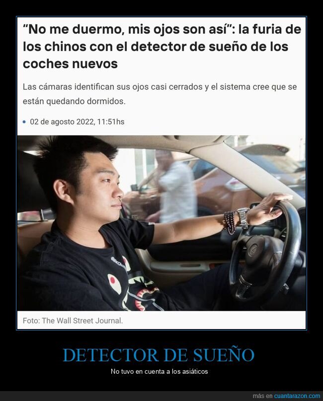 chinos,coches,detector de sueño