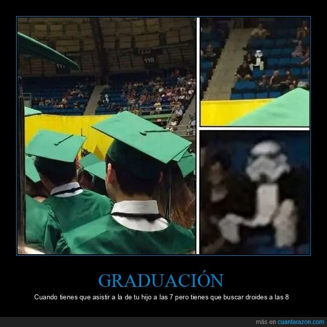 graduación,star wars,stormtroopers,wtf