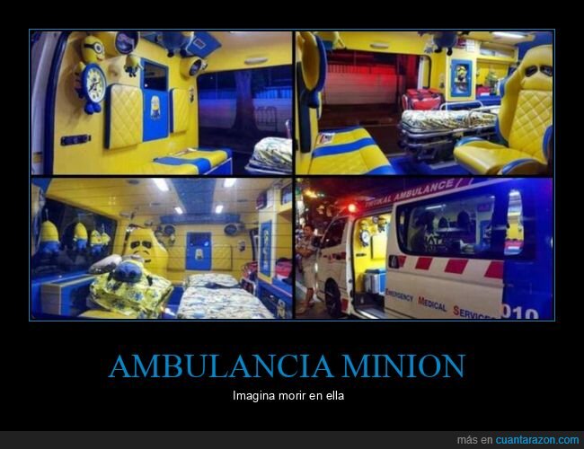 ambulancia,minions,wtf