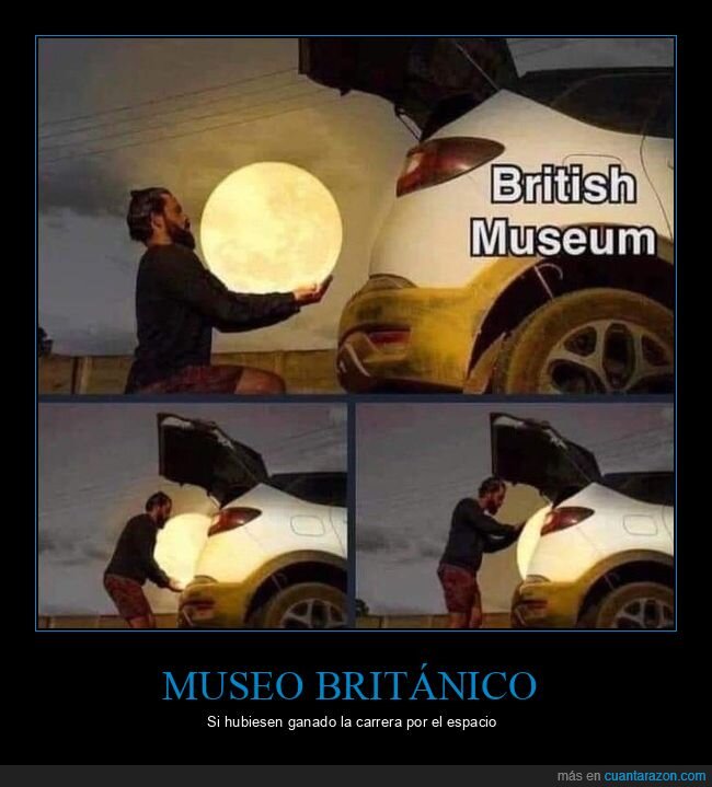 robar,luna,coche,british museum