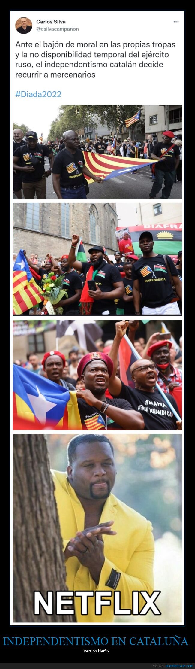 cataluña,independencia,negros
