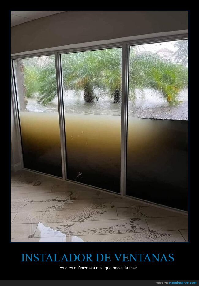 ventanas,inundación