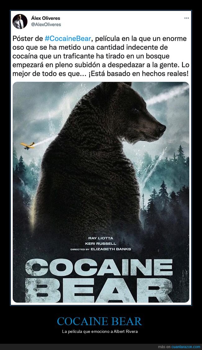 cine,coca,cocaine bear,oso