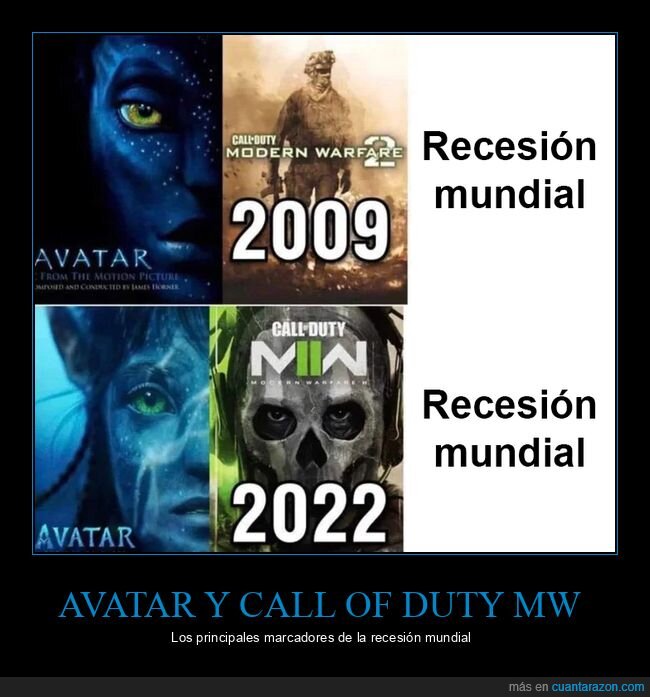 avatar,call of duty,recesión