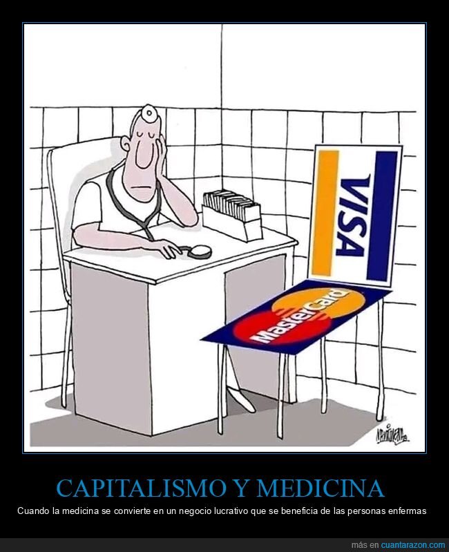 capitalismo,medicina,negocio