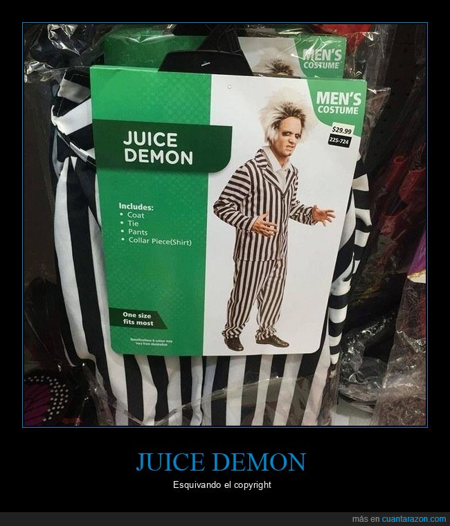 juice demon,beetlejuice,disfraz