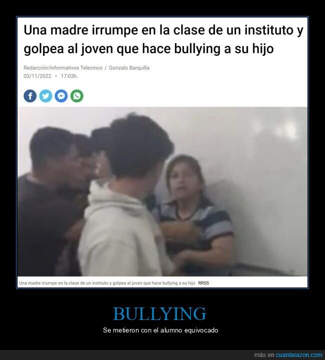 madre,hijo,clase,bullying