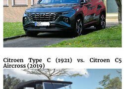 Enlace a Comparaciones entre modelos de coches modernos de marcas famosas y sus versiones antiguas