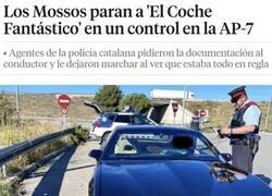 Enlace a Los mossos han multado a Kitt
